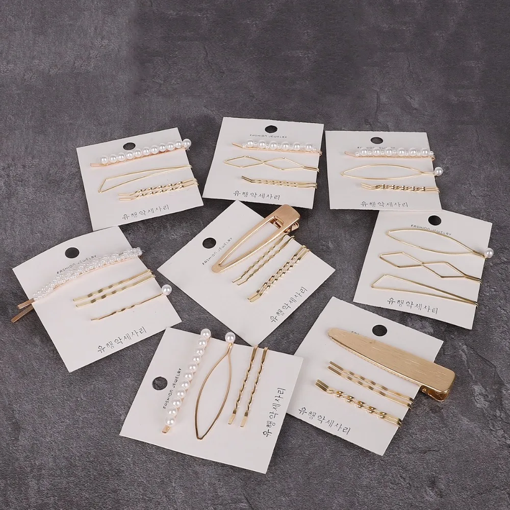 Simple Sweet Wind Pearl Hairpin Set Bangs Side Clips Hairpins Hair Irregular Hair Accessories Hairclip Hairgrip Ponytail Holder
Simple Sweet Wind Pearl Hairpin Set Bangs Side Clips Hairpins Hair Irregular Hair Accessories Hairclip Hairgrip Ponytail Holder