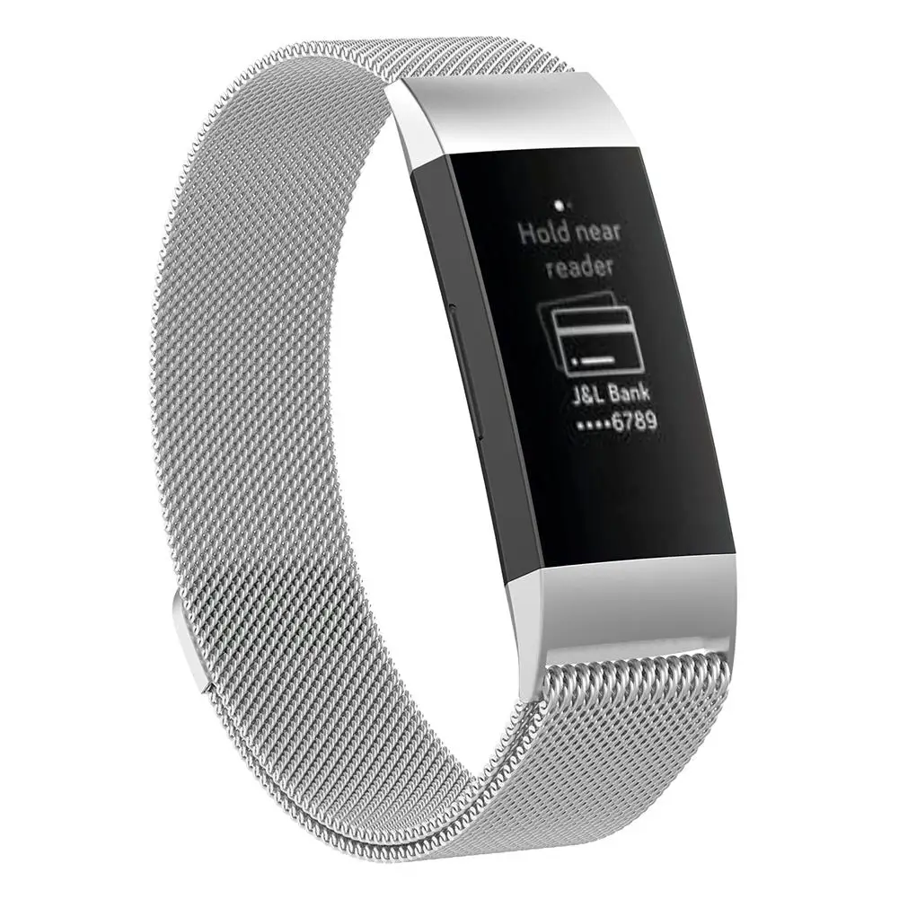 Fashion Top Brand Luxury Magnetic Stainless Steel Replacement Bracelet Band Strap for Fitbit Charge 3
Fashion Top Brand Luxury Magnetic Stainless Steel Replacement Bracelet Band Strap for Fitbit Charge 3