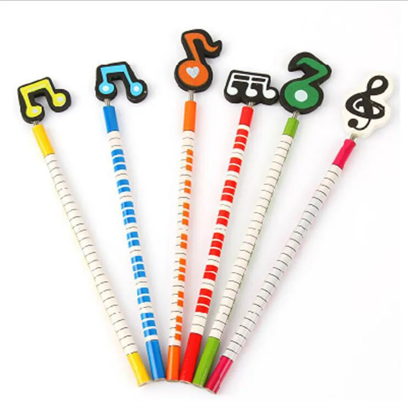 6pcs/lot Creative musical note wooden pencil / stationery set / Kid gift set/ Office & School Supplies G004
6pcs/lot Creative musical note wooden pencil / stationery set / Kid gift set/ Office & School Supplies G004
