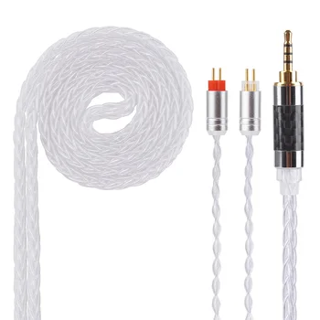 Yinyoo 8 Core High Purity Silver Plated Cable 2.5/3.5/4.4MM With MMCX/2PIN Connector For KZ ZS10 AS10 ZST C16 C10 V90 BLON BL-03
Yinyoo 8 Core High Purity Silver Plated Cable 2.5/3.5/4.4MM With MMCX/2PIN Connector For KZ ZS10 AS10 ZST C16 C10 V90 BLON BL-03