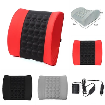 KUNFINE 12V Car Electric Lumbar Seat Back Massage Cushion Home Chair Waist Support Tool car cushion tournure black red silver
KUNFINE 12V Car Electric Lumbar Seat Back Massage Cushion Home Chair Waist Support Tool car cushion tournure black red silver