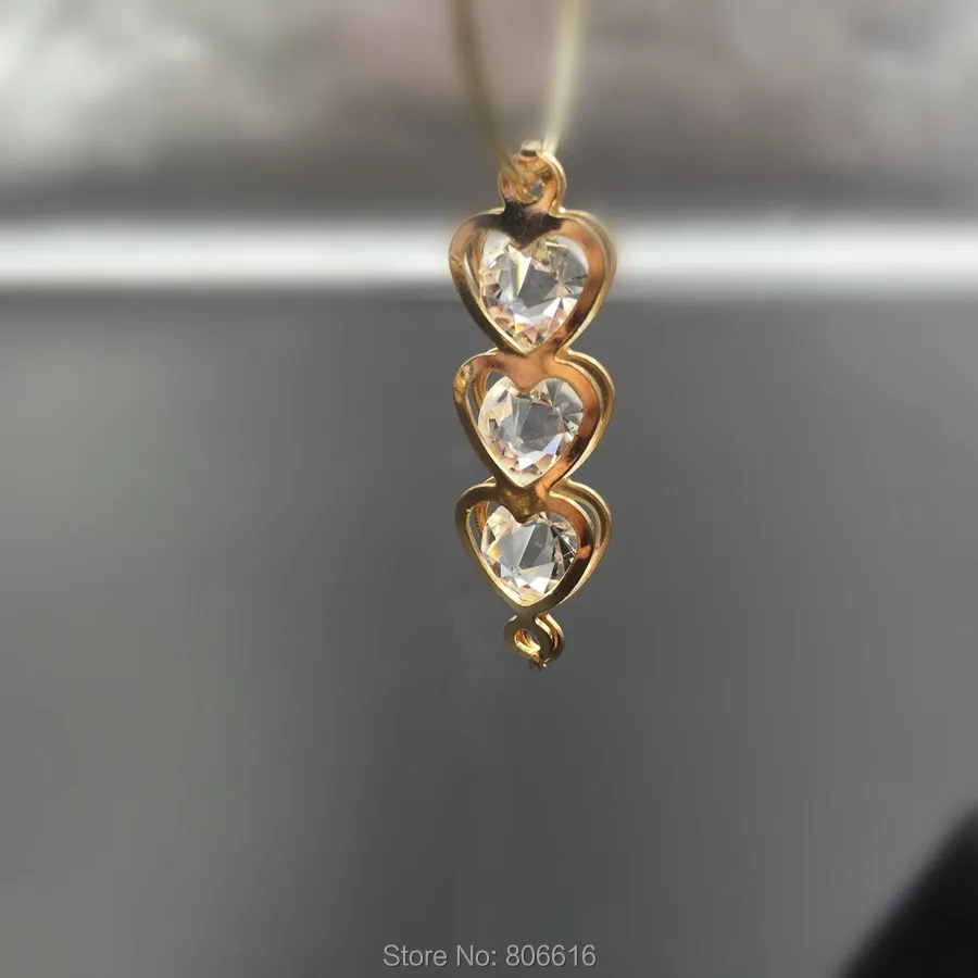 120Pcs 35*10mm Heart " KC Gold Color " Alloy + Glass Crystal Rhinestone Inner Jewellery Pendants Jewelry Charms
120Pcs 35*10mm Heart " KC Gold Color " Alloy + Glass Crystal Rhinestone Inner Jewellery Pendants Jewelry Charms