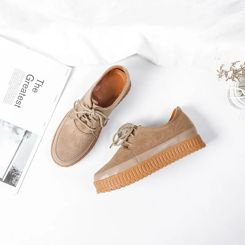 Designer patchwork suede casual shoes girls knitted lace up round toe flats espadrilles female korean single shoes brogues women
Designer patchwork suede casual shoes girls knitted lace up round toe flats espadrilles female korean single shoes brogues women