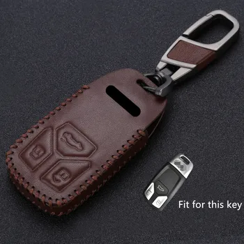 Leather Car Keychain with Cover For Audi 2016 2017 2018 A4 B9 Q7 4m TT 8S A4 A4L Allroad TTS A5 S4 S5 8W Q5 RS Coupe Roadster
Leather Car Keychain with Cover For Audi 2016 2017 2018 A4 B9 Q7 4m TT 8S A4 A4L Allroad TTS A5 S4 S5 8W Q5 RS Coupe Roadster
