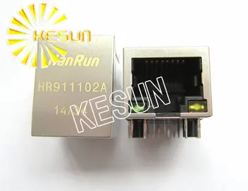 FREE SHIPPING 5PCS x HR911102A RJ45 Shield type With Transformer PCB Right Angle Modular Female Network Socket LAN Connector
FREE SHIPPING 5PCS x HR911102A RJ45 Shield type With Transformer PCB Right Angle Modular Female Network Socket LAN Connector