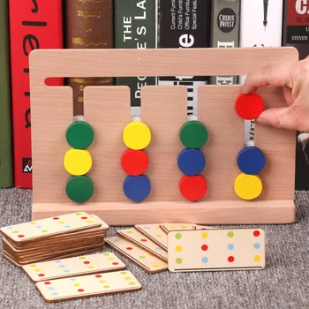 Montessori Building Blocks Teaching Aids Four-color Game Matching Children's Intelligence Toys Art Science and Education Toys
Montessori Building Blocks Teaching Aids Four-color Game Matching Children's Intelligence Toys Art Science and Education Toys