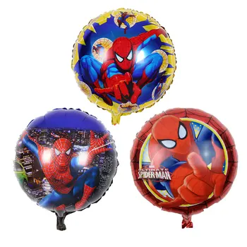 50PC 18 inch new round Spider-Man Helium aluminum balloon children's toy balloons birthday party decorations kid supplies
50PC 18 inch new round Spider-Man Helium aluminum balloon children's toy balloons birthday party decorations kid supplies