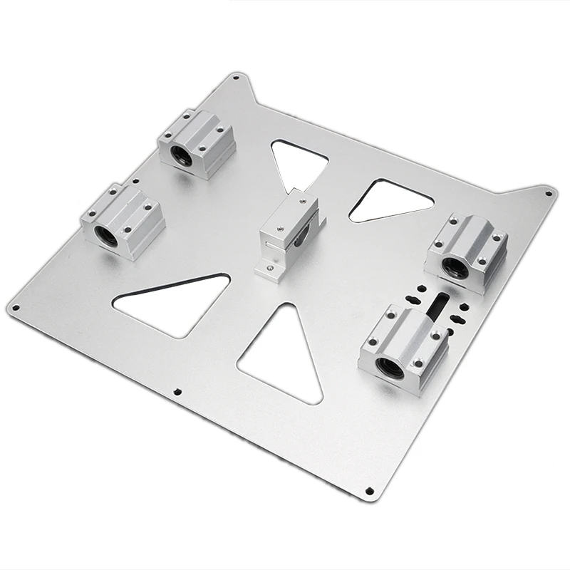 Aluminum Y Carriage Anodized Plate With Sc8Uu Pgrade Prusa I3 V2 Hot Bed Support Plate For Prusa I3 Reprap Diy 3D Printer Part
Aluminum Y Carriage Anodized Plate With Sc8Uu Pgrade Prusa I3 V2 Hot Bed Support Plate For Prusa I3 Reprap Diy 3D Printer Part