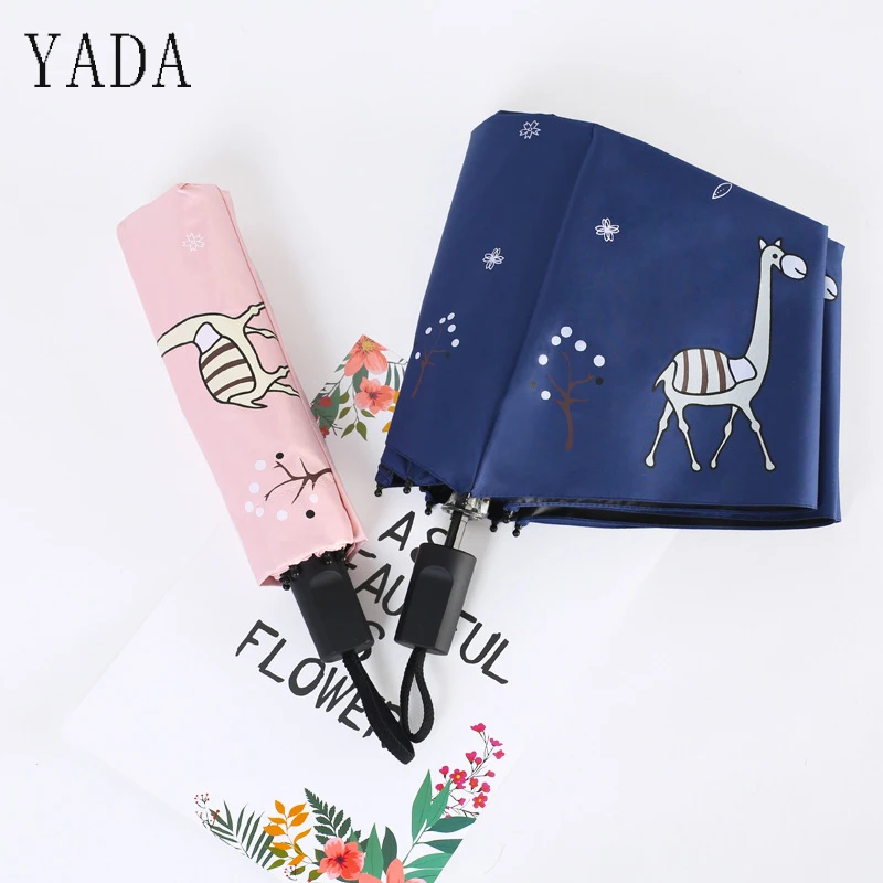 YADA High Quality Cartoon Giraffe Folding Umbrella Rain Women uv Animals Umbrella For Womens Brand New Windproof Umbrellas YS673
YADA High Quality Cartoon Giraffe Folding Umbrella Rain Women uv Animals Umbrella For Womens Brand New Windproof Umbrellas YS673