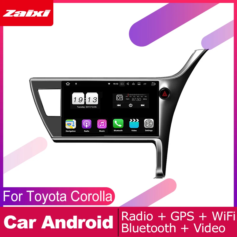 ZaiXi For Toyota Corolla 2016~2018 Car Android Multimedia System 2 DIN Auto Player GPS Navi Navigation Radio Audio WiFi
ZaiXi For Toyota Corolla 2016~2018 Car Android Multimedia System 2 DIN Auto Player GPS Navi Navigation Radio Audio WiFi