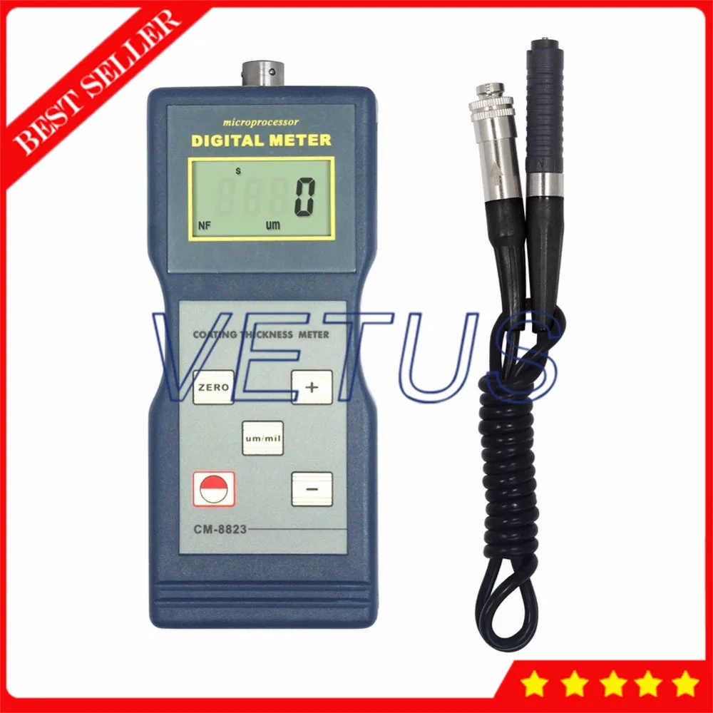 NF Type Paint Coating Thickness Gauge with CM-8823 varnish enamel plastic thickness measurement meter Eddy Current Principle
NF Type Paint Coating Thickness Gauge with CM-8823 varnish enamel plastic thickness measurement meter Eddy Current Principle