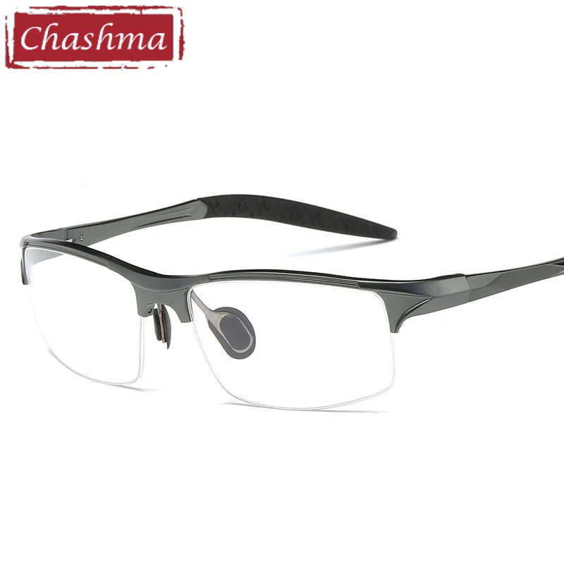 Prescription Glas Sport Style Men Eyeglass Aluminum Magnesium Frame Classic Design Fashion Semi Rimmed Spectacles Mens Width 145
Prescription Glas Sport Style Men Eyeglass Aluminum Magnesium Frame Classic Design Fashion Semi Rimmed Spectacles Mens Width 145