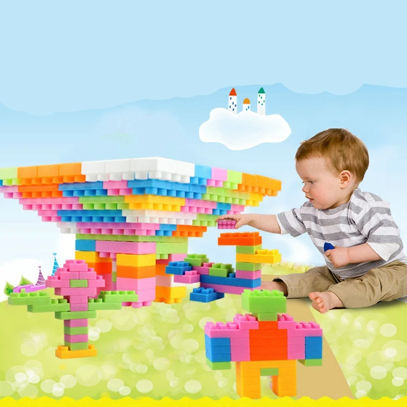 Baby DIY Creative Building Blocks Children Large Plastic Particles Bricks Toy Baby Kindergarten Early Education Assembled Blocks
Baby DIY Creative Building Blocks Children Large Plastic Particles Bricks Toy Baby Kindergarten Early Education Assembled Blocks