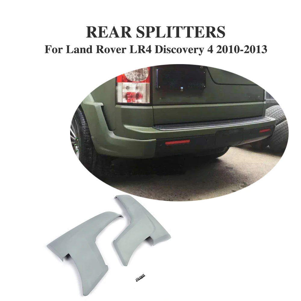Car Rear Bumper Splitters Lip Aprons for Land Rover LR4 Discovery 4 Sport Utility 4-Door 2010-2013 PU UNpainted Gray Primer
Car Rear Bumper Splitters Lip Aprons for Land Rover LR4 Discovery 4 Sport Utility 4-Door 2010-2013 PU UNpainted Gray Primer