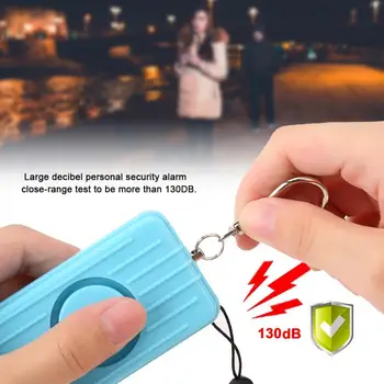Anti-rob Personal Security Keychain Alarm 130DB Whistle LED Lighting Emergency Defense Blue Black White
Anti-rob Personal Security Keychain Alarm 130DB Whistle LED Lighting Emergency Defense Blue Black White