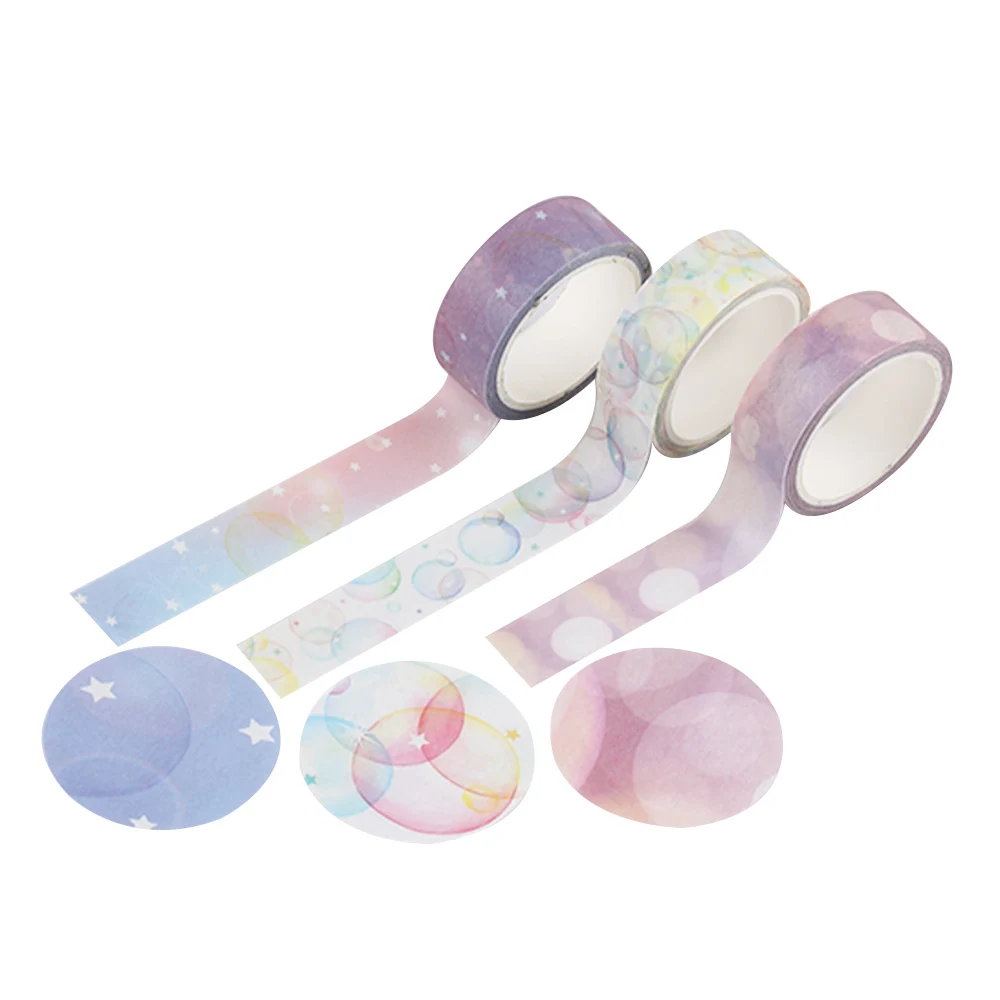 3Pcs/Box Art Adhesive Washi Paper Masking Tape Scrapbook Decorative Sticker DIY Sticky Paper Stationery School Supplies
3Pcs/Box Art Adhesive Washi Paper Masking Tape Scrapbook Decorative Sticker DIY Sticky Paper Stationery School Supplies