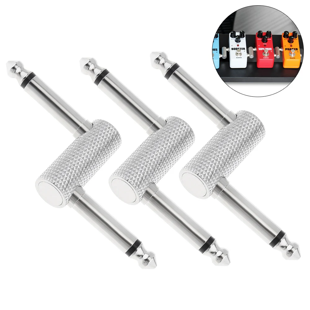 3pcs 1/4inch 6.3mm Guitar Effect Pedal Connector Z Type Coupler Jack Interface Cable Adaptor Pedal Board Accessories
3pcs 1/4inch 6.3mm Guitar Effect Pedal Connector Z Type Coupler Jack Interface Cable Adaptor Pedal Board Accessories
