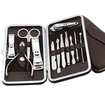 12Pcs High Quality Manicure Pedicure Tool Nail Clippers Cleaner Cuticle Set Nail Care Ear Syringe Grooming Kits for Adult Kids
12Pcs High Quality Manicure Pedicure Tool Nail Clippers Cleaner Cuticle Set Nail Care Ear Syringe Grooming Kits for Adult Kids