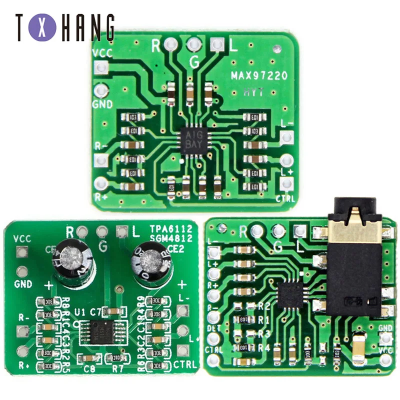 SGM4812 TPA6132 MAX97220 Differential Balanced Stereo Amplifier HIFI Board Module
SGM4812 TPA6132 MAX97220 Differential Balanced Stereo Amplifier HIFI Board Module