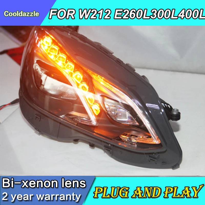 For Mercedes-Benz 2013 2014 2015 W212 E260L E300L E400L Led High Beam LED Head Lights For original car with Halogen standard
For Mercedes-Benz 2013 2014 2015 W212 E260L E300L E400L Led High Beam LED Head Lights For original car with Halogen standard
