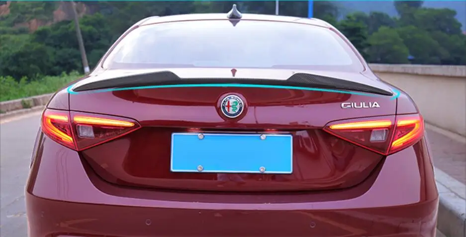 JINGHANG 100% Carbon Fiber Car Rear Wing Trunk Lip Spoilers Fits For Alfa Romeo Giulia 2017 2018
JINGHANG 100% Carbon Fiber Car Rear Wing Trunk Lip Spoilers Fits For Alfa Romeo Giulia 2017 2018