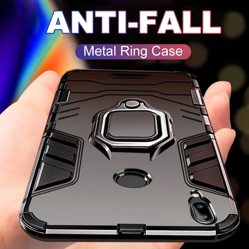 

Lamorniea Luxury Car Holder Ring Case For Huawei Honor 20 Pro Shockproof Case For Huawei P30 P20 Pro Mate 30 20 Pro Honor 9X 8X