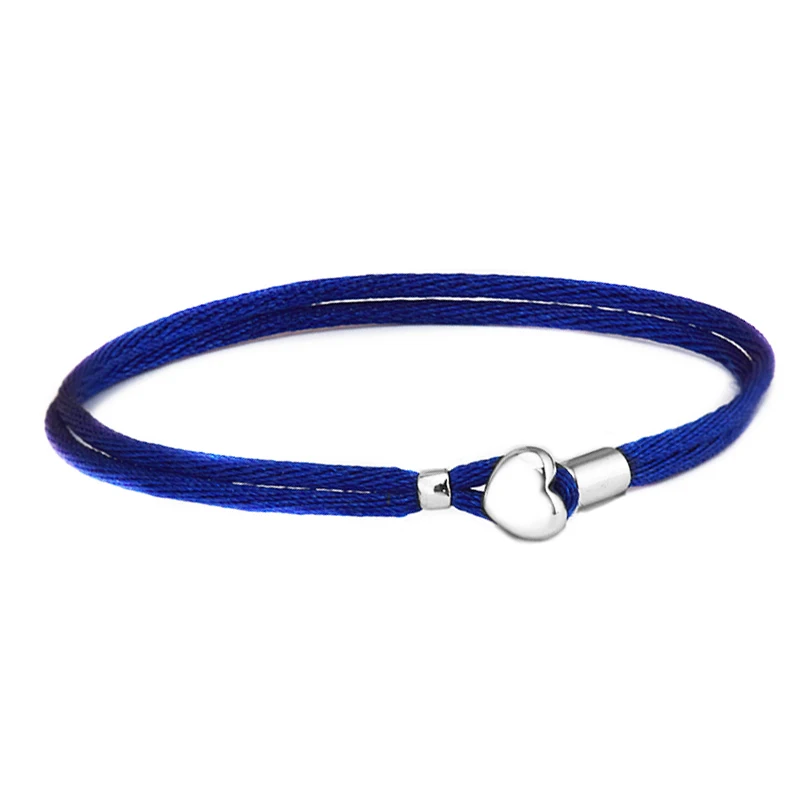 Fabric Cord Heart Bracelet 925 Sterling Silver Dark Blue Charm Bracelets for Women Jewelry accesorios mujer Free Shipping
Fabric Cord Heart Bracelet 925 Sterling Silver Dark Blue Charm Bracelets for Women Jewelry accesorios mujer Free Shipping