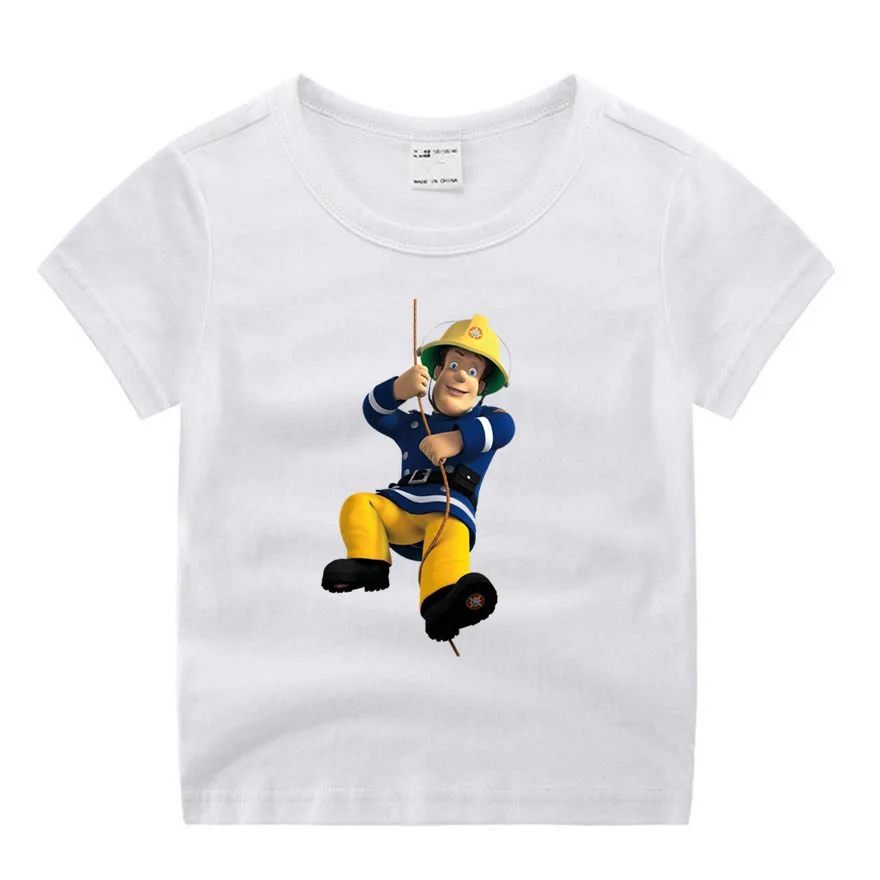 Baby Boy Girl Fireman Sam Print Clothes Children Funny T-shirt Round Neck Cotton Children Birthday Present
Baby Boy Girl Fireman Sam Print Clothes Children Funny T-shirt Round Neck Cotton Children Birthday Present
