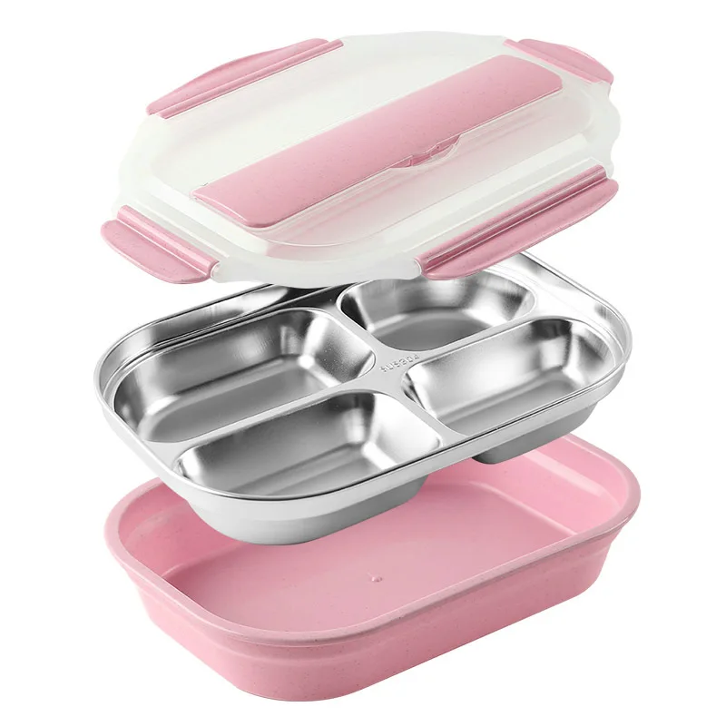 304 Stainless Steel Lunch Box With Compartments Kids Bento Box Microwave Food Heat Picnic Office School Picnic Food Container
304 Stainless Steel Lunch Box With Compartments Kids Bento Box Microwave Food Heat Picnic Office School Picnic Food Container