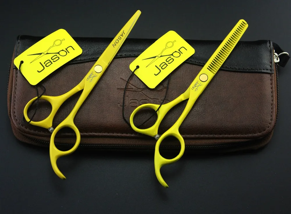 Jason High Quality Professional 5.5 inch Hair Scissors Barber Hairdressing Shears Hair Cutting Thinning Scissors Free Shipping
Jason High Quality Professional 5.5 inch Hair Scissors Barber Hairdressing Shears Hair Cutting Thinning Scissors Free Shipping