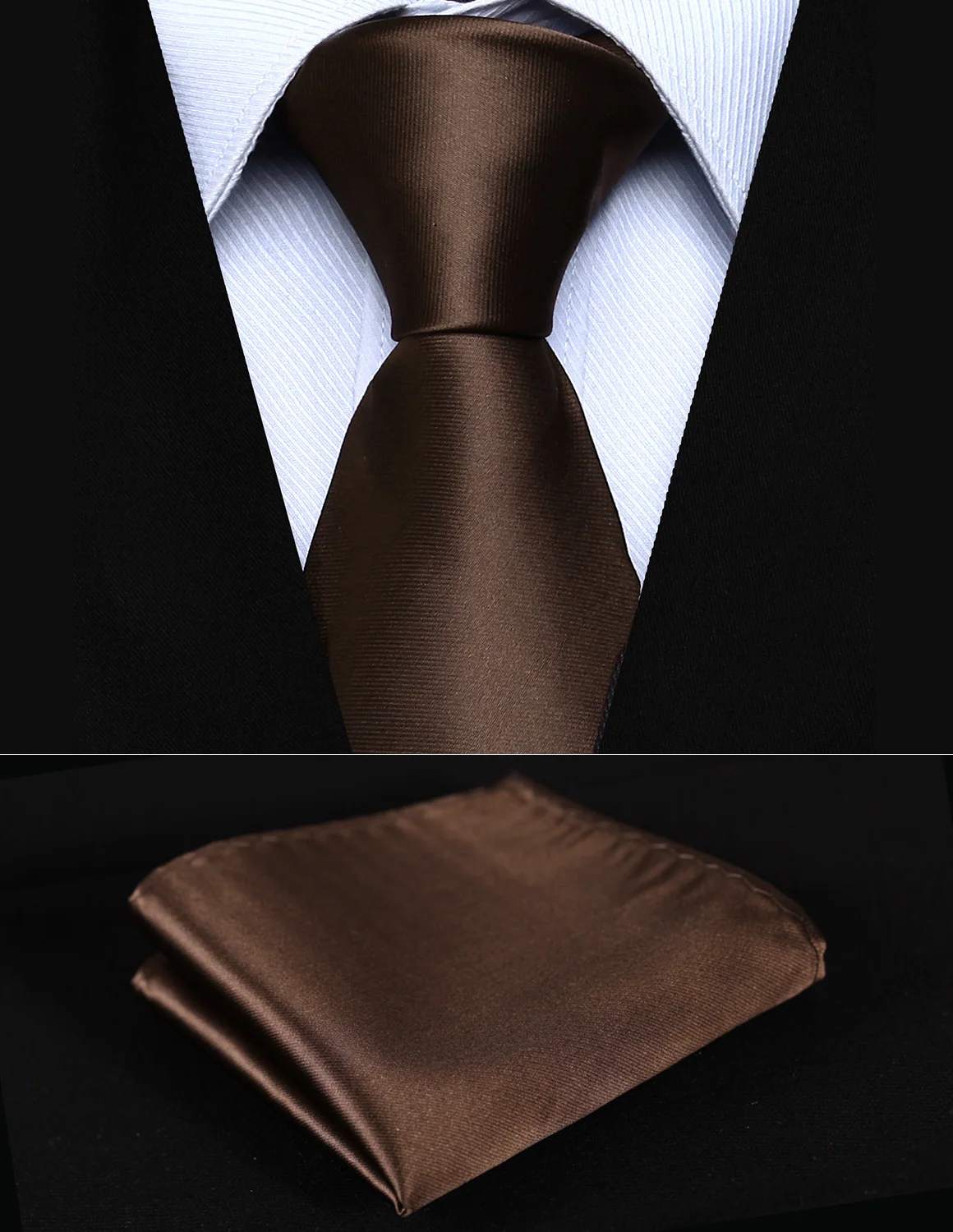 TL201Z8S Brown Solid 3.4" Silk Woven Men Tie Necktie Handkerchief Set Party Wedding Classic Pocket Square Tie
TL201Z8S Brown Solid 3.4" Silk Woven Men Tie Necktie Handkerchief Set Party Wedding Classic Pocket Square Tie
