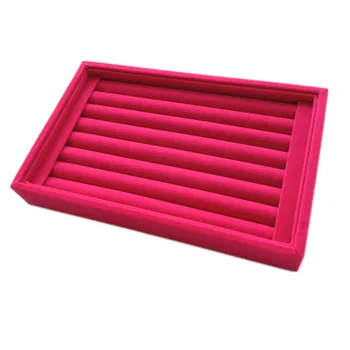 Fushia Velvet Ring Organizer Jewelry Display Shelf Rings Display Boxes Quality Rings Storage For Jewelry Show Case22*14* 3cm
Fushia Velvet Ring Organizer Jewelry Display Shelf Rings Display Boxes Quality Rings Storage For Jewelry Show Case22*14* 3cm