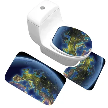 Planet Pattern Bath Mat Soft Flannel Absorbent Bathroom Rug Toilet Cover Non-slip Bath Carpet Bathroom Decoration Supplies
Planet Pattern Bath Mat Soft Flannel Absorbent Bathroom Rug Toilet Cover Non-slip Bath Carpet Bathroom Decoration Supplies
