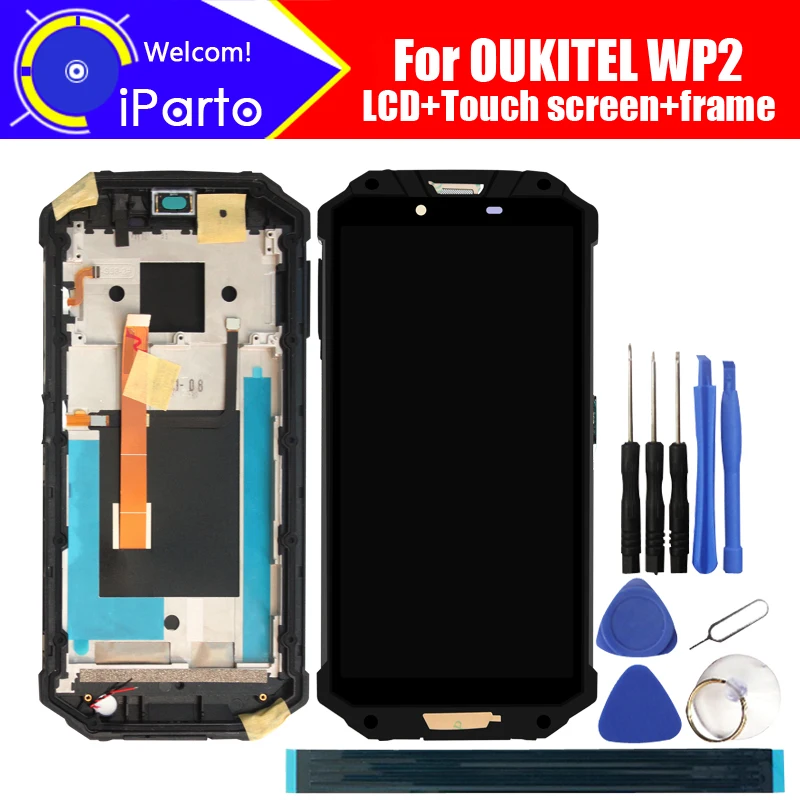 OUKITEL WP2 LCD Display+Touch Screen Digitizer+Frame Assembly 100% Original LCD+Touch Digitizer for OUKITEL WP2
OUKITEL WP2 LCD Display+Touch Screen Digitizer+Frame Assembly 100% Original LCD+Touch Digitizer for OUKITEL WP2