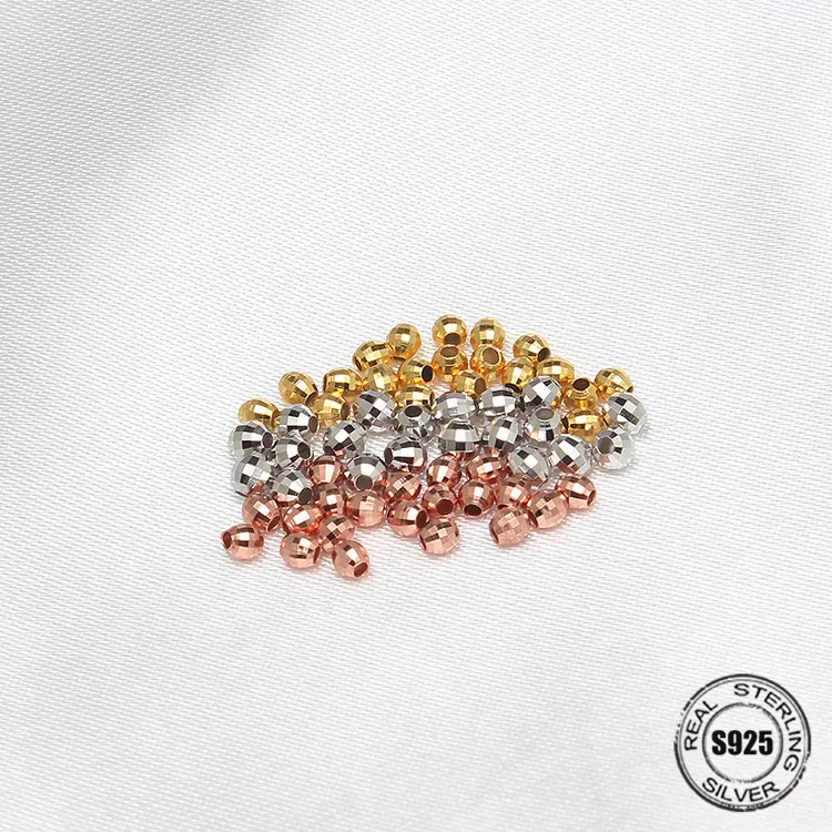 10pcs Sterling silver Not Fade Laser Beads for Jewelry Making Loose Beads DIY Handmade Accessories
10pcs Sterling silver Not Fade Laser Beads for Jewelry Making Loose Beads DIY Handmade Accessories