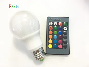 LED RGB bulb light 3w/5w /10w/12w RGB+White LED Bulb Spot Light Candle Ampoule LED Spotlight
LED RGB bulb light 3w/5w /10w/12w RGB+White LED Bulb Spot Light Candle Ampoule LED Spotlight