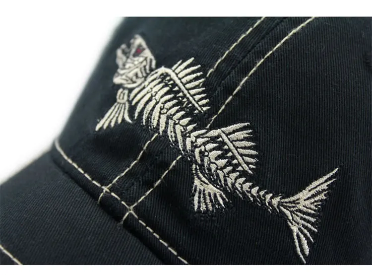 2017-Summer-New-Baseball-Caps-Fish-Bone-Cap-Embroidery-Fishing-Club-Hats-For-Men-Women_07