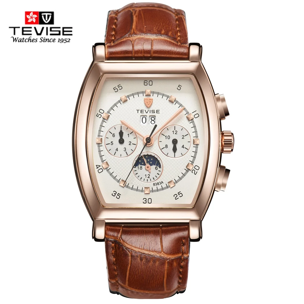 TEVISE Automatic Watches Men Waterproof Week Date Luminous Watch Moon Phase Male Clock Mechanical Wristwatch relogio masculino
TEVISE Automatic Watches Men Waterproof Week Date Luminous Watch Moon Phase Male Clock Mechanical Wristwatch relogio masculino