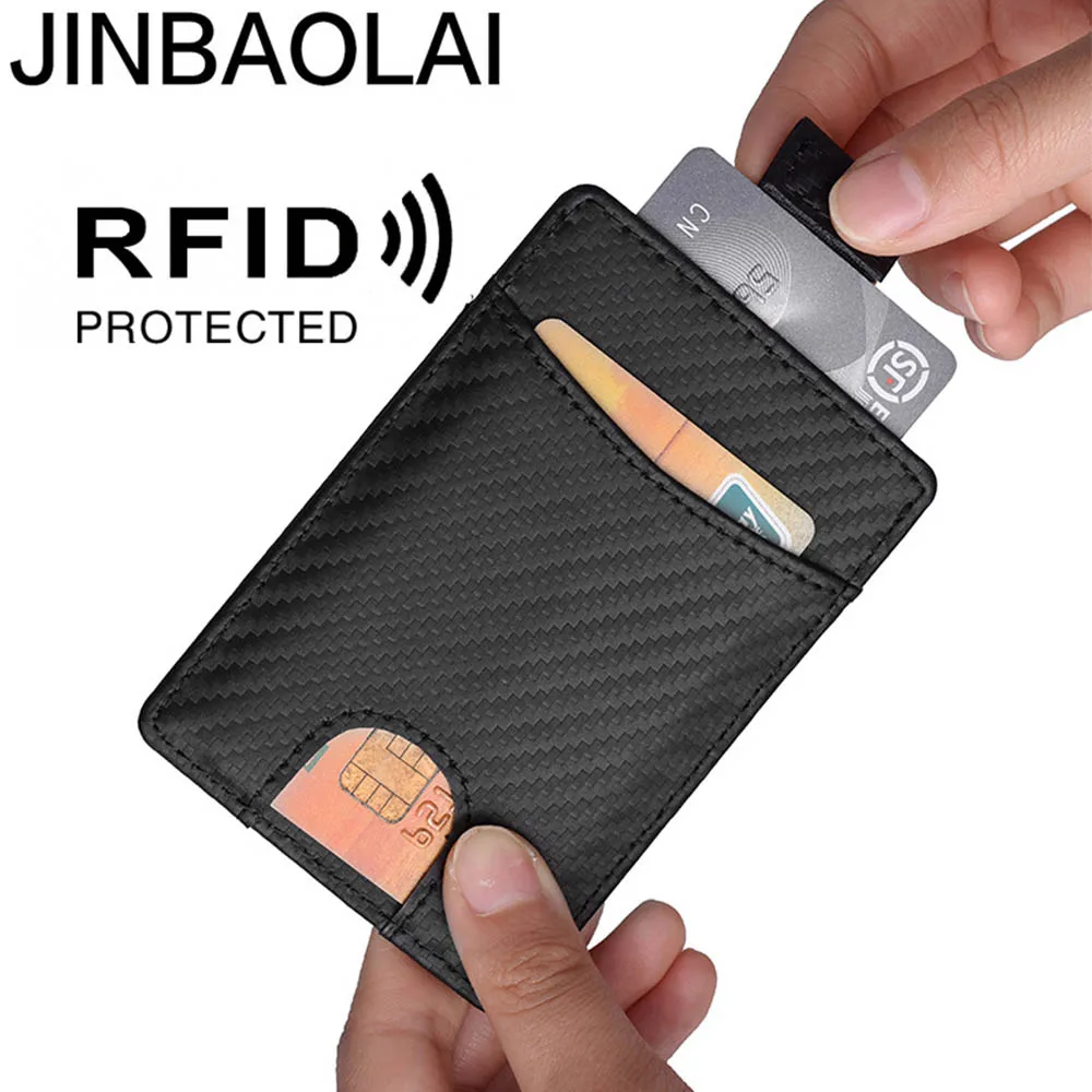 2019 JINBAOLAI Carbon Fiber Men Card Wallets Slim Simple Style Black Wallets Card Holder High Quality Brand Male Purse
2019 JINBAOLAI Carbon Fiber Men Card Wallets Slim Simple Style Black Wallets Card Holder High Quality Brand Male Purse