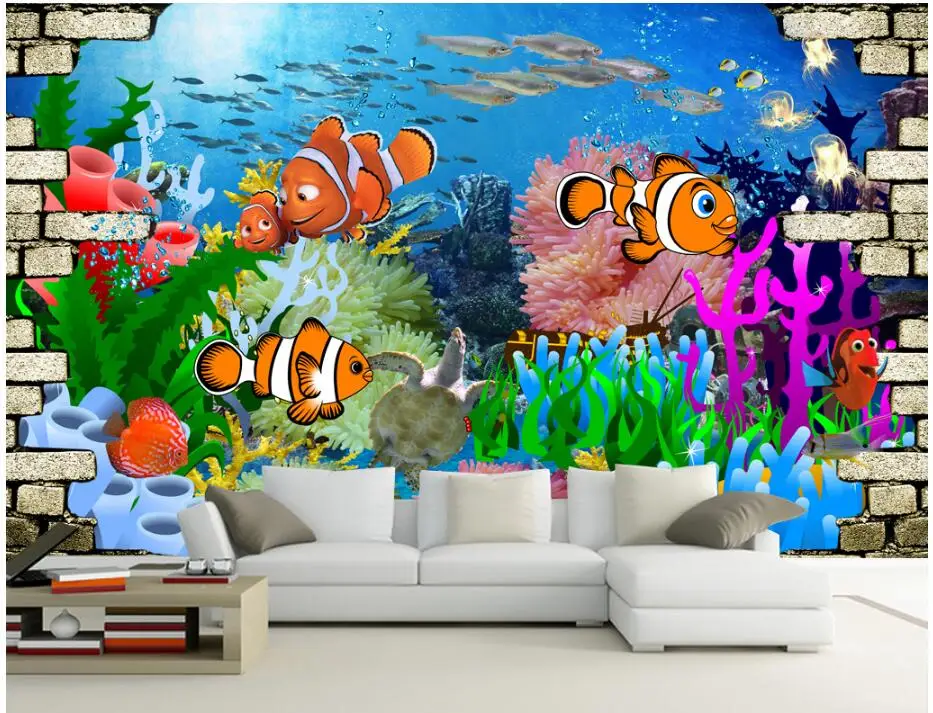 Custom mural 3d photo wallpaper Cartoon undersea world children's room painting 3d wall murals wallpaper for walls 3 d
Custom mural 3d photo wallpaper Cartoon undersea world children's room painting 3d wall murals wallpaper for walls 3 d