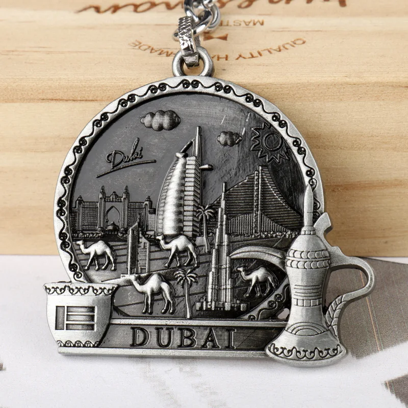 2018 Dubai tourism camel architecture Metal Keychain Keyring Cosplay Costume Accessory Pendants Collection Cool Gift
2018 Dubai tourism camel architecture Metal Keychain Keyring Cosplay Costume Accessory Pendants Collection Cool Gift
