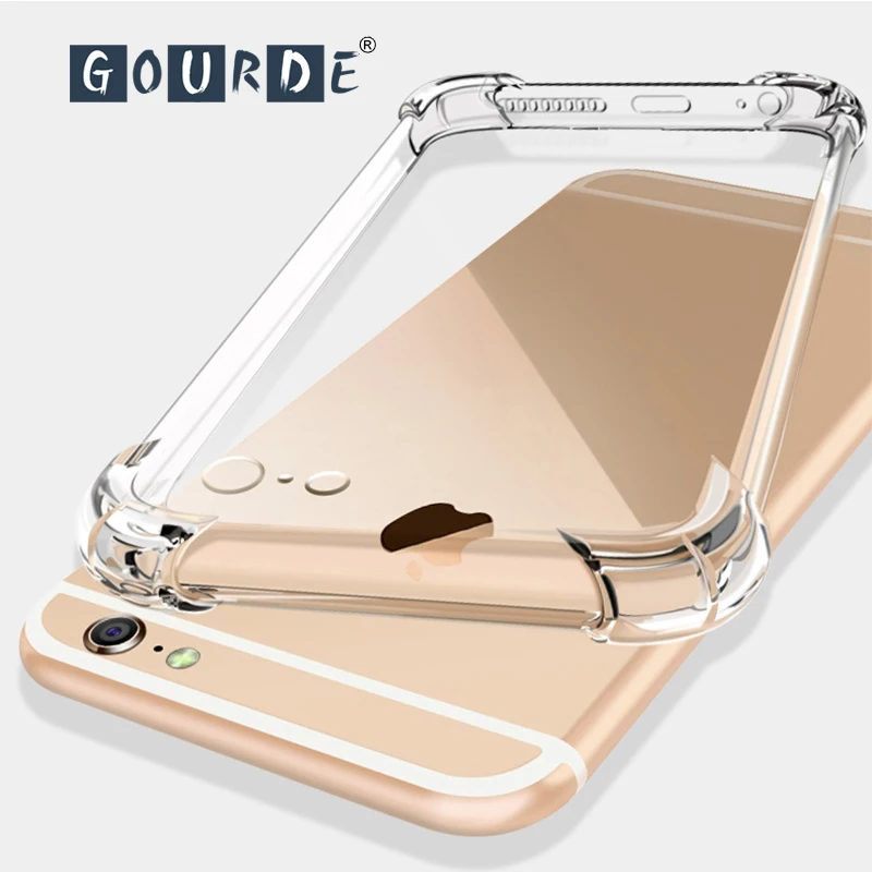 Gourde Shockproof Clear Soft Case for iPhone XR Xs Max XS X 7 8 6 Plus 6S Plus Silicone Luxury CellPhone Back Cover for iphone 7
Gourde Shockproof Clear Soft Case for iPhone XR Xs Max XS X 7 8 6 Plus 6S Plus Silicone Luxury CellPhone Back Cover for iphone 7