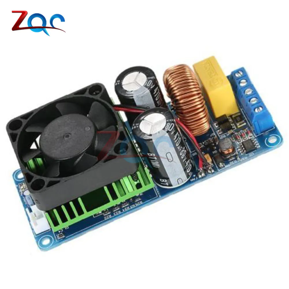 IRS2092S 500W Mono Channel Digital Amplifier Class D HIFI Power Amp Board Digital Amplifier Module 20Hz-20KHz with Fan
IRS2092S 500W Mono Channel Digital Amplifier Class D HIFI Power Amp Board Digital Amplifier Module 20Hz-20KHz with Fan