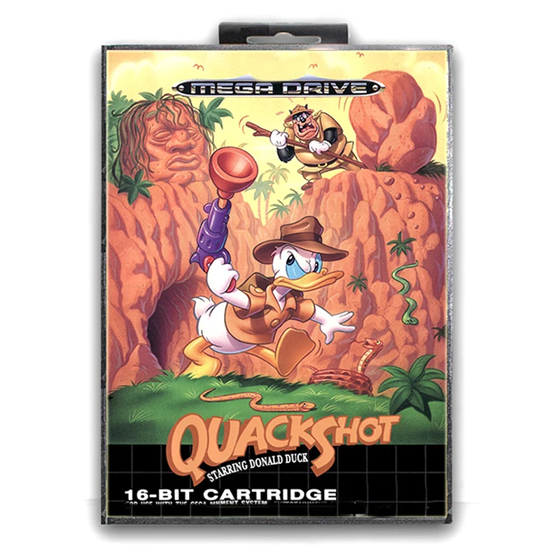 Quack Shot with Box for 16 bit Sega MD Game Card for Mega Drive for Genesis Video Console
Quack Shot with Box for 16 bit Sega MD Game Card for Mega Drive for Genesis Video Console