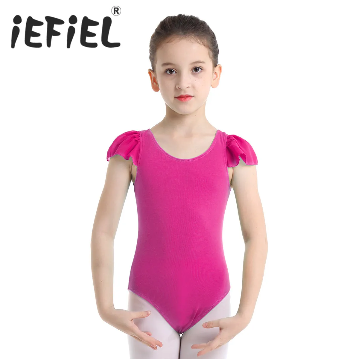 iEFiEL Kids Girls Children Ruffled Sleeves Cotton Ballet Dance Gymnastics Dresses Child Jumpsuit Dancewear Performance Leotard
iEFiEL Kids Girls Children Ruffled Sleeves Cotton Ballet Dance Gymnastics Dresses Child Jumpsuit Dancewear Performance Leotard