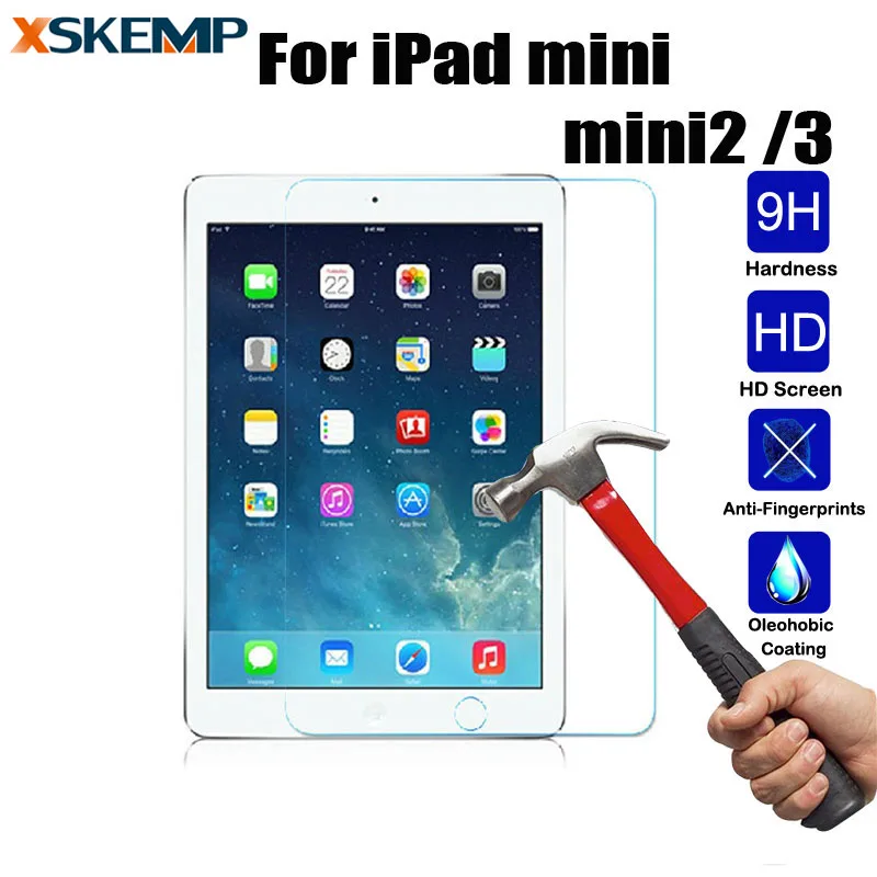 9H Hardness Genuine 0.26mm No Fingerprint Guard For iPad mini 2 3 Tempered Glass Protective Film For The Tablet Screen Protector
9H Hardness Genuine 0.26mm No Fingerprint Guard For iPad mini 2 3 Tempered Glass Protective Film For The Tablet Screen Protector
