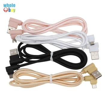 100pcs Micro USB Cable 2A Fast Charger USB Cord Suntaiho 90 degree elbow Nylon Braided Data Cable for Samsung/Sony Android Phone
100pcs Micro USB Cable 2A Fast Charger USB Cord Suntaiho 90 degree elbow Nylon Braided Data Cable for Samsung/Sony Android Phone
