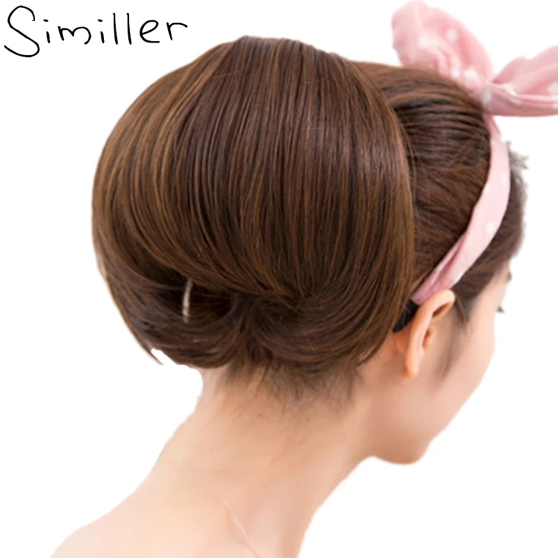Similler Synthetic Hair Bun Curly Chignon Clip in Hairpiece Hair Extension Fake Hair Piece Accessoire Ombre Black Brown
Similler Synthetic Hair Bun Curly Chignon Clip in Hairpiece Hair Extension Fake Hair Piece Accessoire Ombre Black Brown
