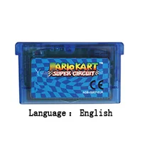 32 Bit Handheld Console Video Game Cartridge Card Mari Kart Super Circuit English Language EU Version
32 Bit Handheld Console Video Game Cartridge Card Mari Kart Super Circuit English Language EU Version