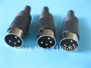 100 Pcs Per Lot 4 Pin DIN Plug Connector with Plastic Handle Male Hot Sale High Quality
100 Pcs Per Lot 4 Pin DIN Plug Connector with Plastic Handle Male Hot Sale High Quality